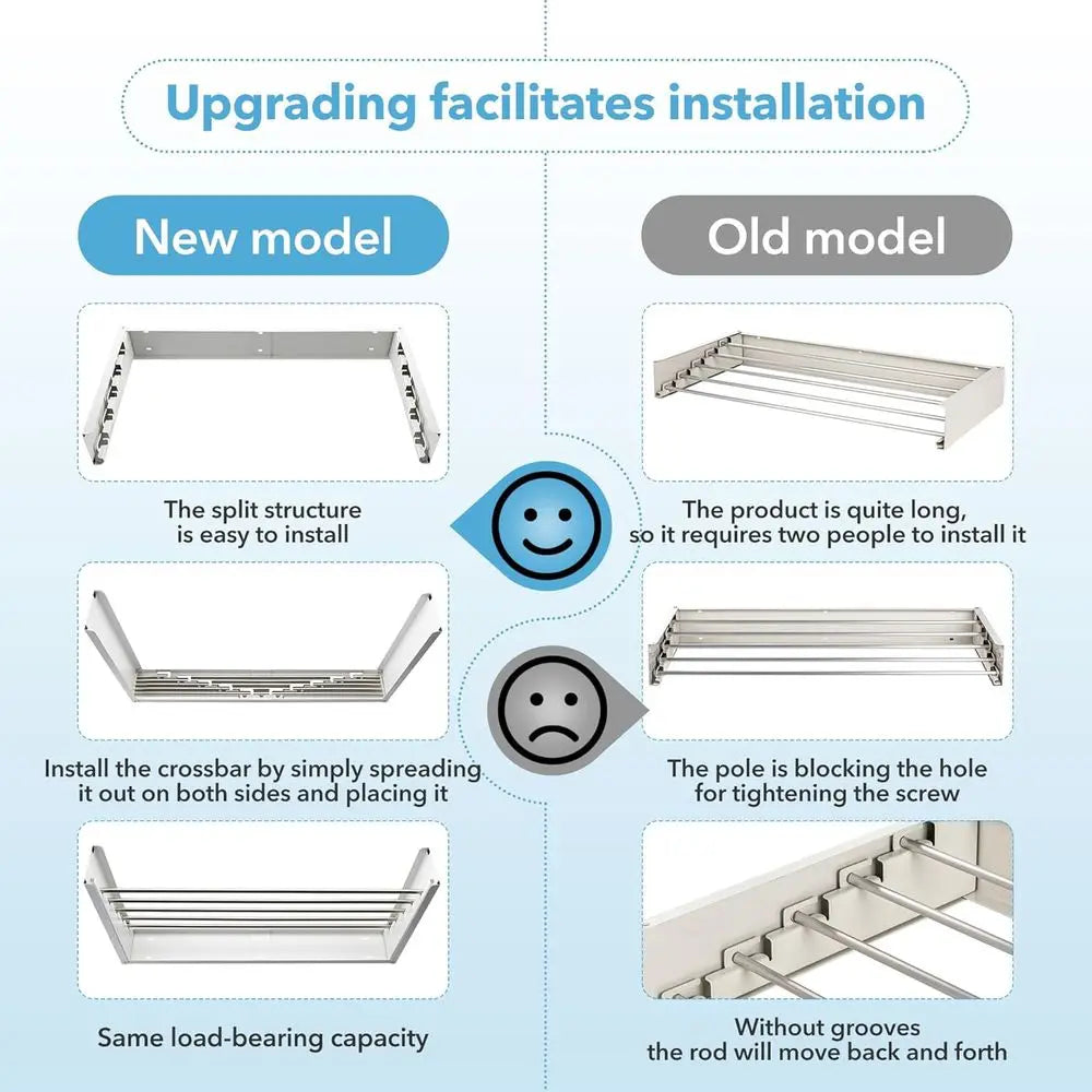 Clothes Drying Rack Wall Mounted 32 Laundry Drying Rack Wall Mount