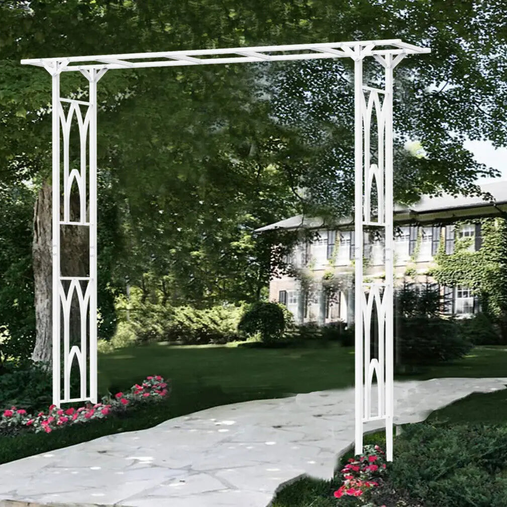 Frame Stereoscopic Garden Arch Arbor Metal Wedding Pergola Decor