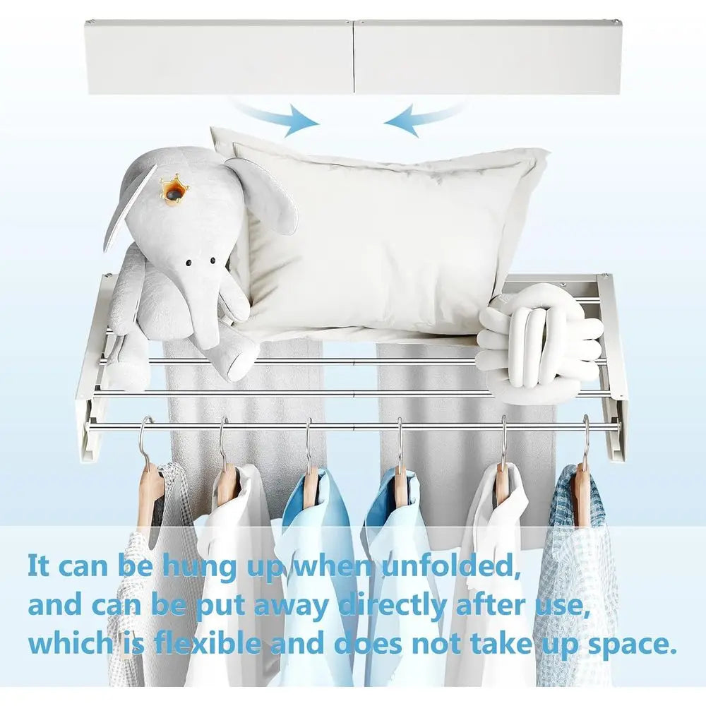 Clothes Drying Rack Wall Mounted 32 Laundry Drying Rack Wall Mount