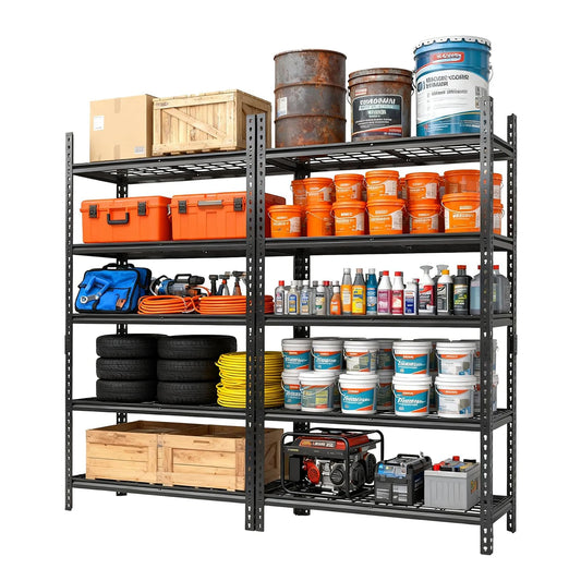 TWISTER.CK Garage Shelving 2200 LBS Heavy Duty 5 Tier Storage
