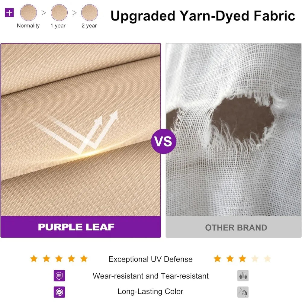 10' x 13' Outdoor Retractable Pergola with Sun Shade Canopy Patio Metal Shelter for Garden Porch Beach Pavilion