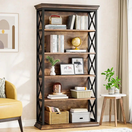 QWC Industrial Floor Standing Bookcase with Five Shelves