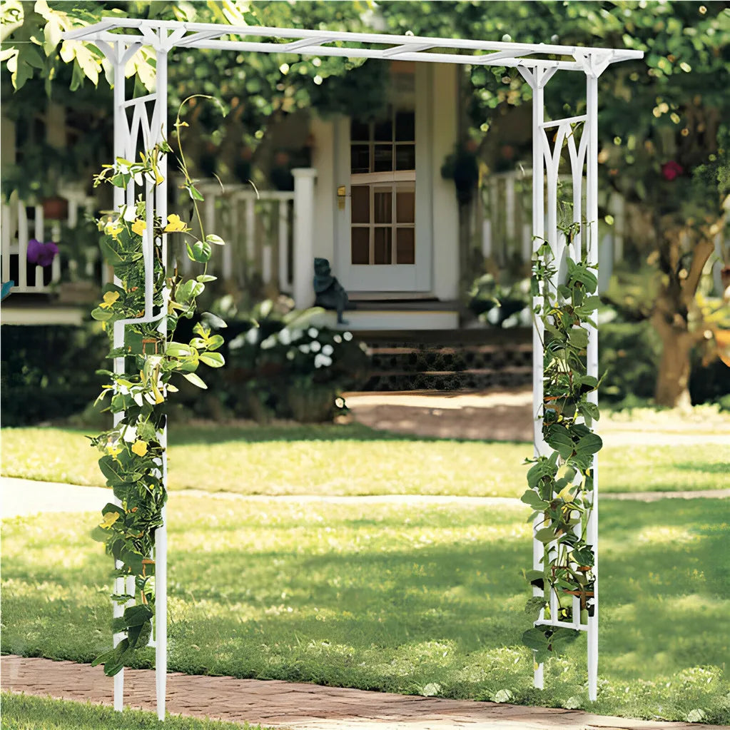 Frame Stereoscopic Garden Arch Arbor Metal Wedding Pergola Decor